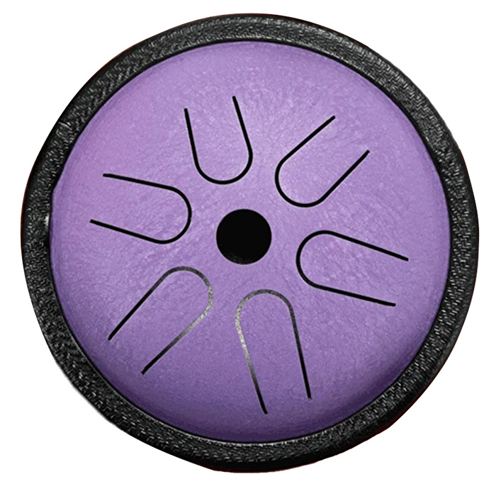 HLURU TP6-5.5 LAV - 5.5" 6 Nota Pocket Steel Mor Tongue Drum